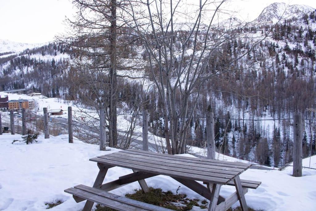 Rez De Chalet, Sauna Exterieur, Wifi, 4-6 Pers, 50M2 Isola 2000 Zewnętrze zdjęcie